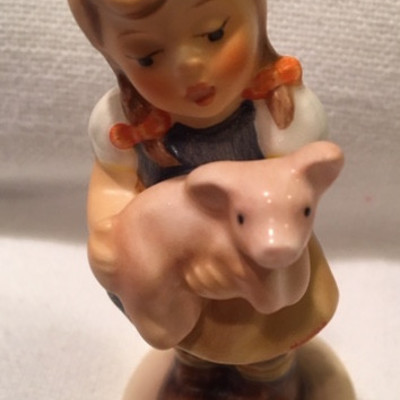 Hummel Girl-Pigtales, Hummel boy-I'll Protect him (Estimated Value $100-$200)