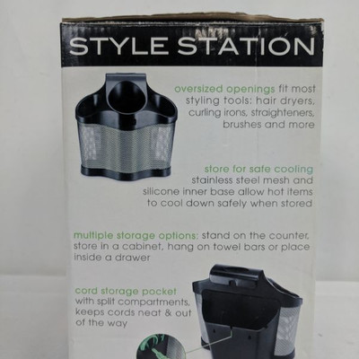 Polder Style Station, Hair Styling Storage - New