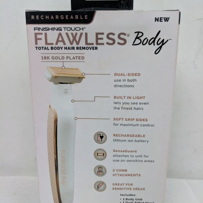Finishing Touch Flawless Body Total Body Hair Remover - New