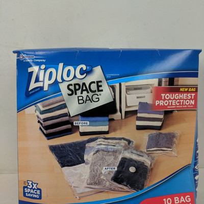 Ziploc Space Bags Variety Pack - New, Damaged Box