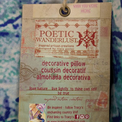 Poetic Wanderlust Decorative Pillow, Set of 2, 18
