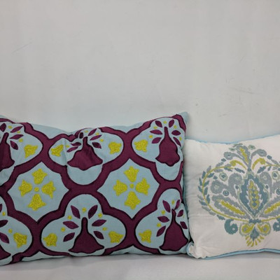 Anthology Decorative Pillow, Purple- 14