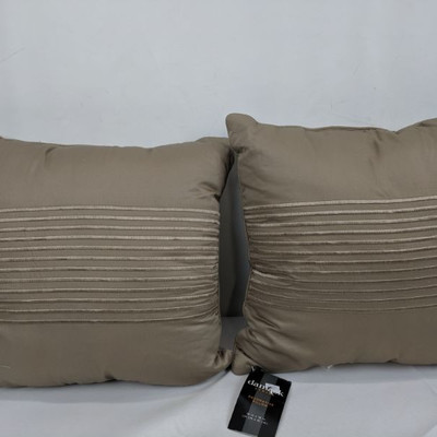 Damask Stripe Decorative Pillow, 16