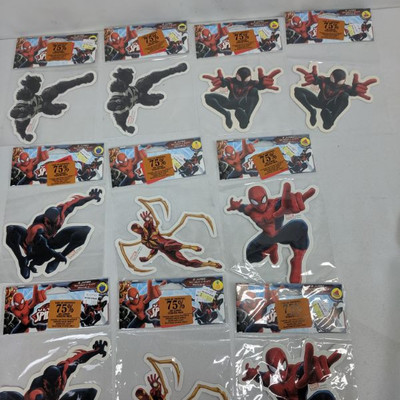 10 Spider-Man Scratch n Sniff Stickers - New