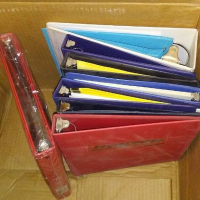 Office Supplies - Doc organizer, Binder, cork board, notebooks, pens