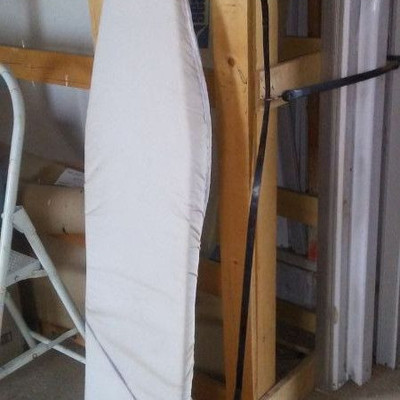 Ironing board with 2 Irons