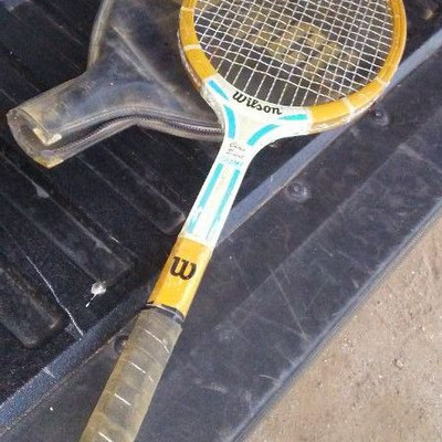 Wimbledon tennis racquet