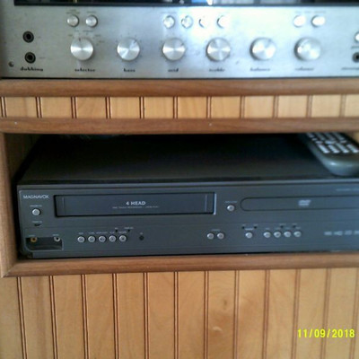 VCR DVD player - with remote, VCR works but will eat tapes