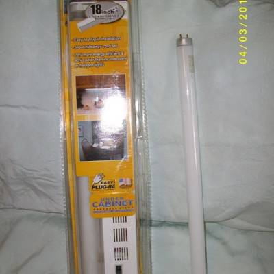 Light - under kitchen counter with extra bulb