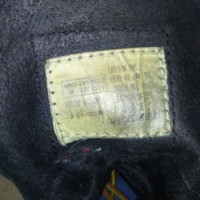 Steel toe work boots - size 9