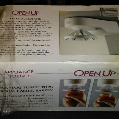 Open Up - under counter mountable jar opener - new