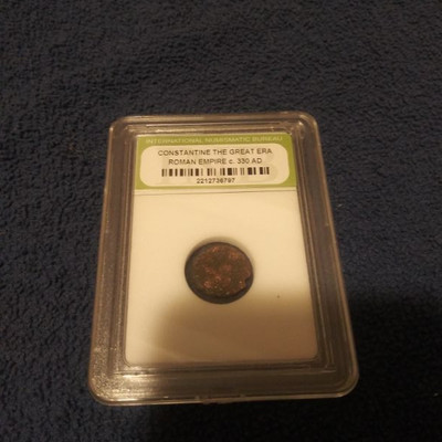Roman empire 300 AD coin