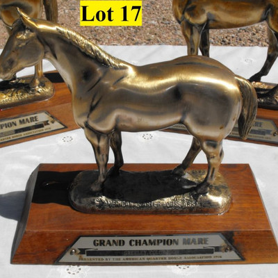 LOT 17  Grand Champion Mare Trophies