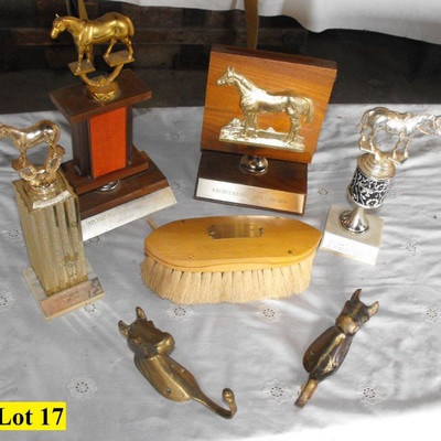 LOT 17  Grand Champion Mare Trophies