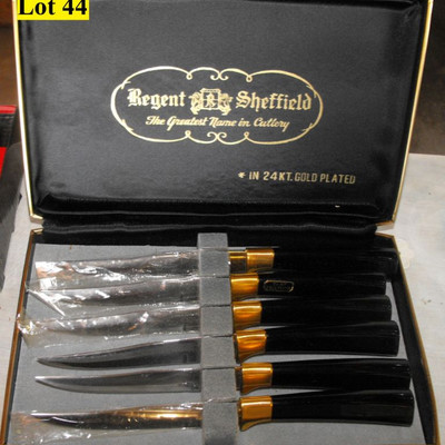 LOT 44  Cutlery and Coca Cola Drinking Glasses