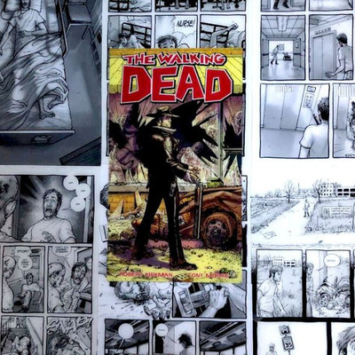 The WALKING DEAD #1 Comics Custom Made COFFEE TABLE / CHEST