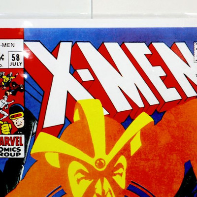 X-MEN #58 - Fine Comic Art Print Signed by Neal Adams - 13" x 19"