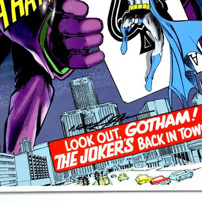 BATMAN #251 - Fine Comic ART Print Signed by Neal Adams - 13" x 19"