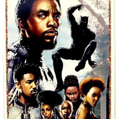 BLACK PANTHER Fine Comic Art Print Signed by Neal Adams - 13" x 19"