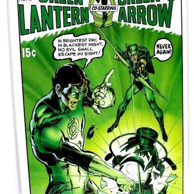 GREEN LANTERN #76 Fine Comic Art Print Signed by Neal Adams - 13" x 19"