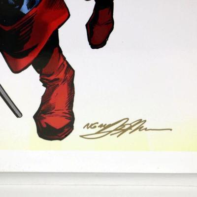 CAPTAIN AMERICA (AVENGERS) Fine Comic Art print Signed by Neal Adams - 13" x 19"