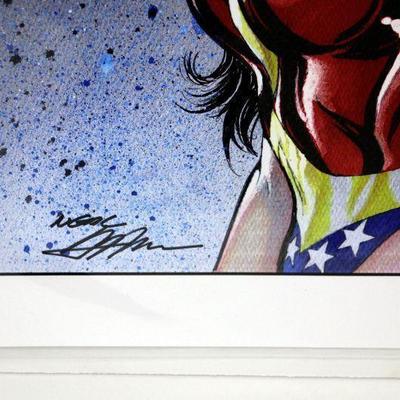 WONDER WOMAN Fine Comic Art Print Signed by Neal Adams - 13" x 19"