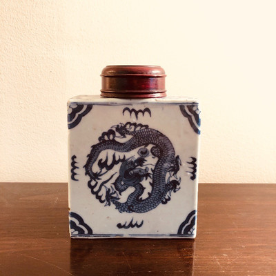 Chinese Porcelain flask with top