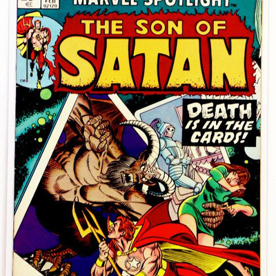 Marvel Spotlight The Son Of Satan - Bronze Age Comic Book 1975 Marvel Comics