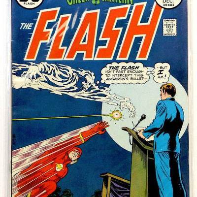 FLASH #224 Bronze Age Key Issue Comic Book Green Lantern 1973 DC Comics