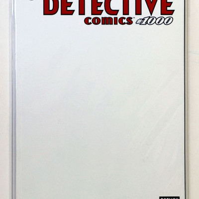 Detective Comics #1000 Blank Cover Variant DC Comics 04/2019 - NEW - MT