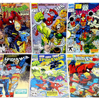 SPIDER-MAN #18 19 20 21 22 23 - Revenge of the Sinister Six 1-6 Marvel Comics 1992