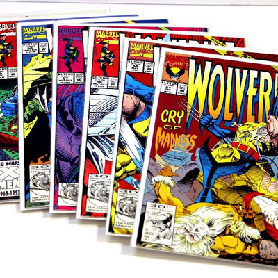 WOLVERINE #51 54 56 57 58 69 78 Comic Books Set 1992/93 Marvel Comics HIGH GRADE