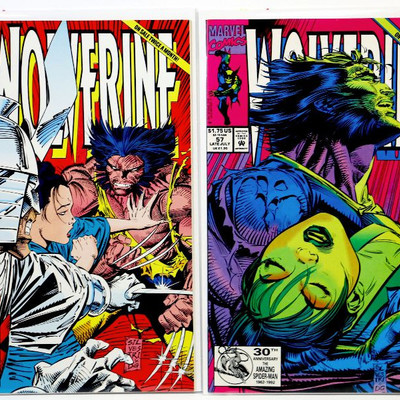 WOLVERINE #51 54 56 57 58 69 78 Comic Books Set 1992/93 Marvel Comics HIGH GRADE