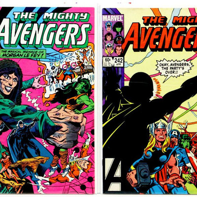AVENGERS #231 233 234 235 238 240 241 242 Bronze Age 1983/84 Marvel Comics