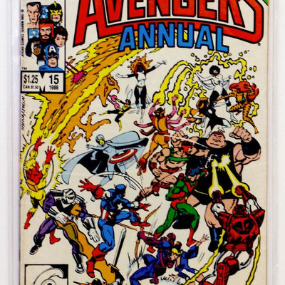 AVENGERS Annual #15 #20 #21 Comic Books Set 1986-92 Marvel Comics