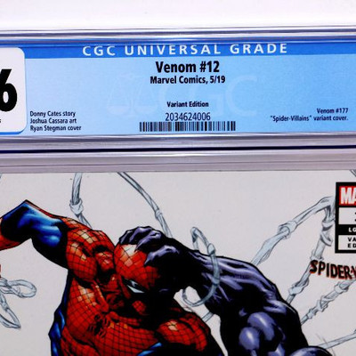 VENOM #12 CGC 9.6 Spider-Villains Variant Cover 05/2019 Marvel Comics