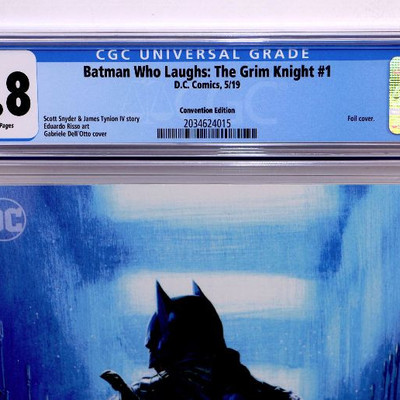 BATMAN Who Laughs; The Grim Knight #1 CGC 9.8 Convention Edition 05/2019 DC Comics