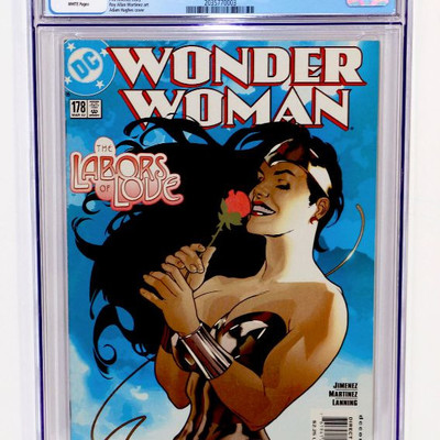 WONDER WOMAN #178 CGC 9.0 Adam Hughes Cover 2002 DC Comics