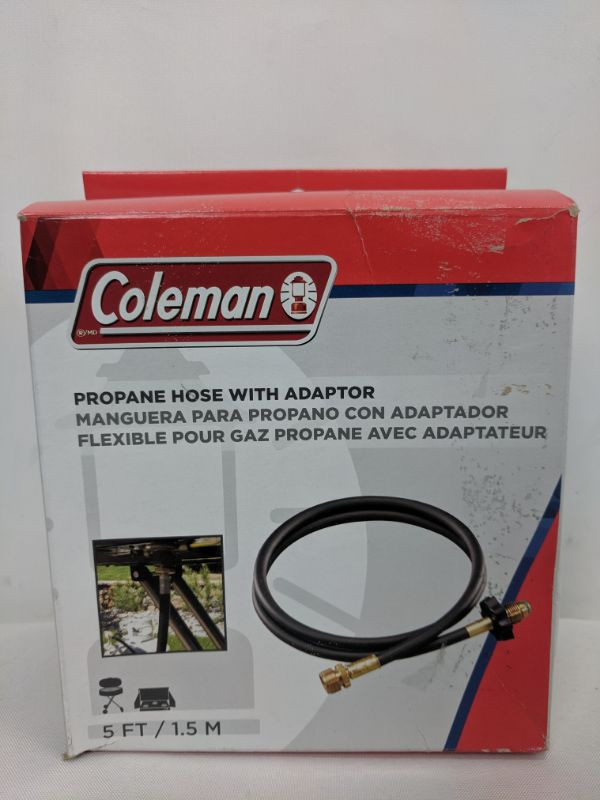 Coleman Propane Hose With Adapter New
