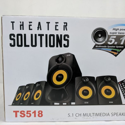 Theater Solutions TS518 5.1 CH Multimedia Speaker - New