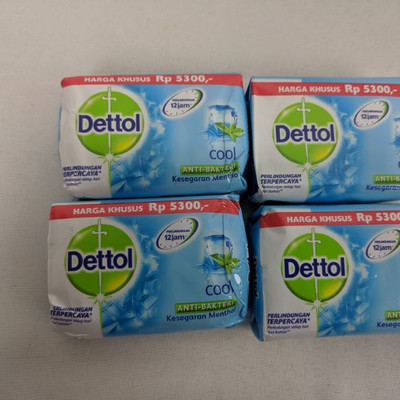 Dettol Cool Soap, Set of 4 - New
