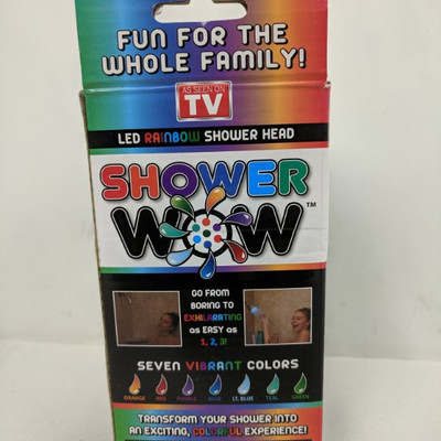 Shower Wow LED Lights, As Seen On TV - New