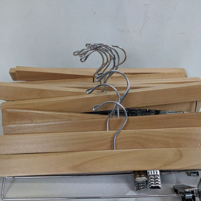 Wooden Hangers, Set of 12 - New