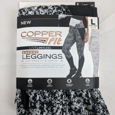 Copper Fit Leggings, L - New