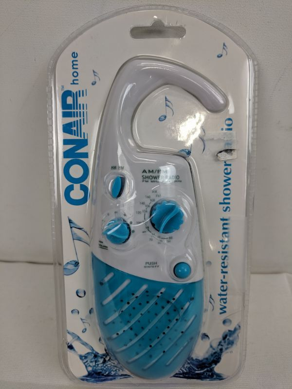 Conair WaterResistant Shower Radio New