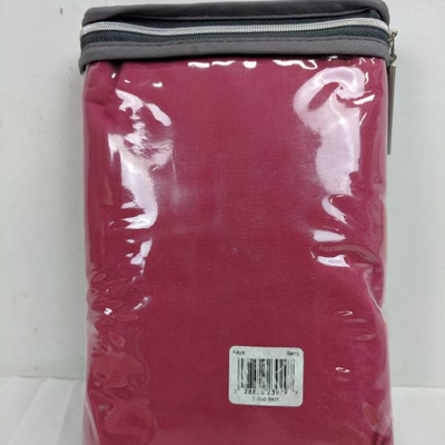 Anthology Twin Bedskirt, Berry - New