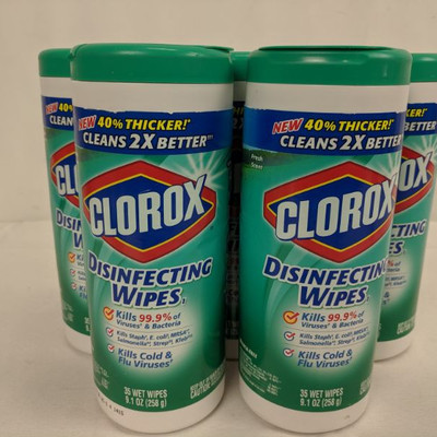 Clorox Disinfecting Wipes, Set of 5 - New