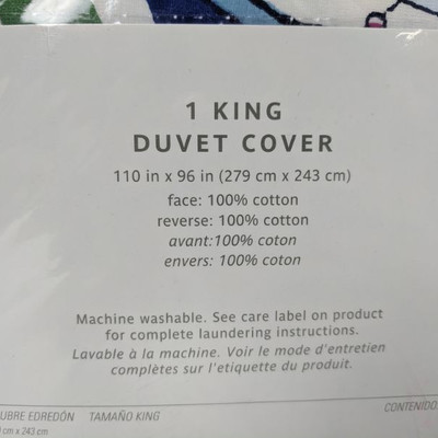 Real Simple King Duvet Cover - New