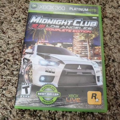 Midnight Club Xbox game 