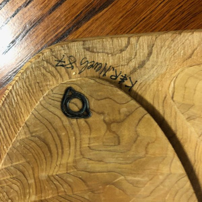 Lot 6 Wood Box Hand made Artist Signed